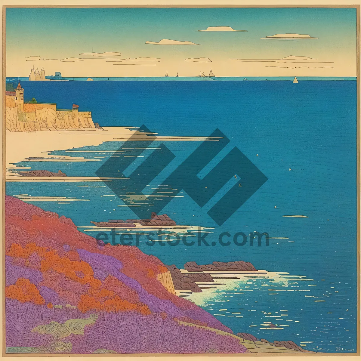 Picture of Serene Coastal Escape: Sun, Sand, and Turquoise Waters