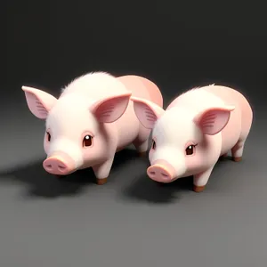 Money-Saving Piggy Bank for Wealth and Investment