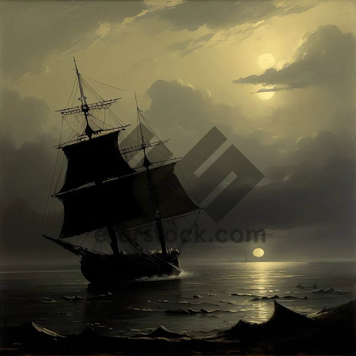 Picture of Sunset Sailing on the Pirate Ship