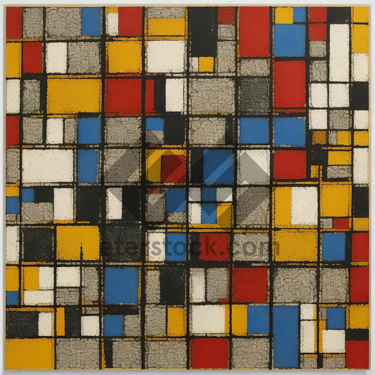 Picture of Retro Checkerboard Mosaic Wall Tile Design