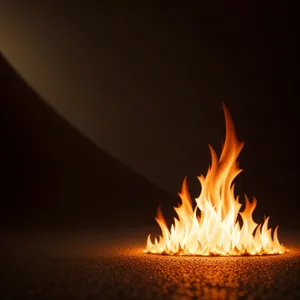 Fiery Hearth: A Vibrant Blaze Embraces the Night