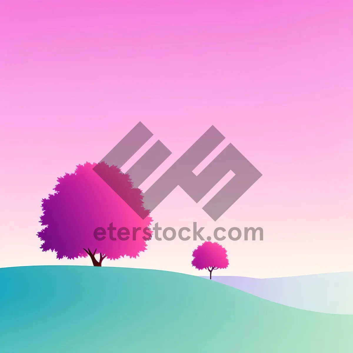 Picture of Vibrant Summer Breeze Design Art