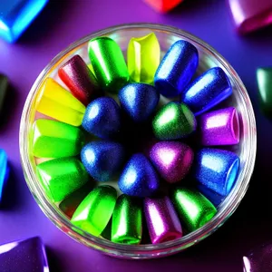 Colorful Art Design: Crayon Pinwheel - Vibrant Wheel of Imagination
