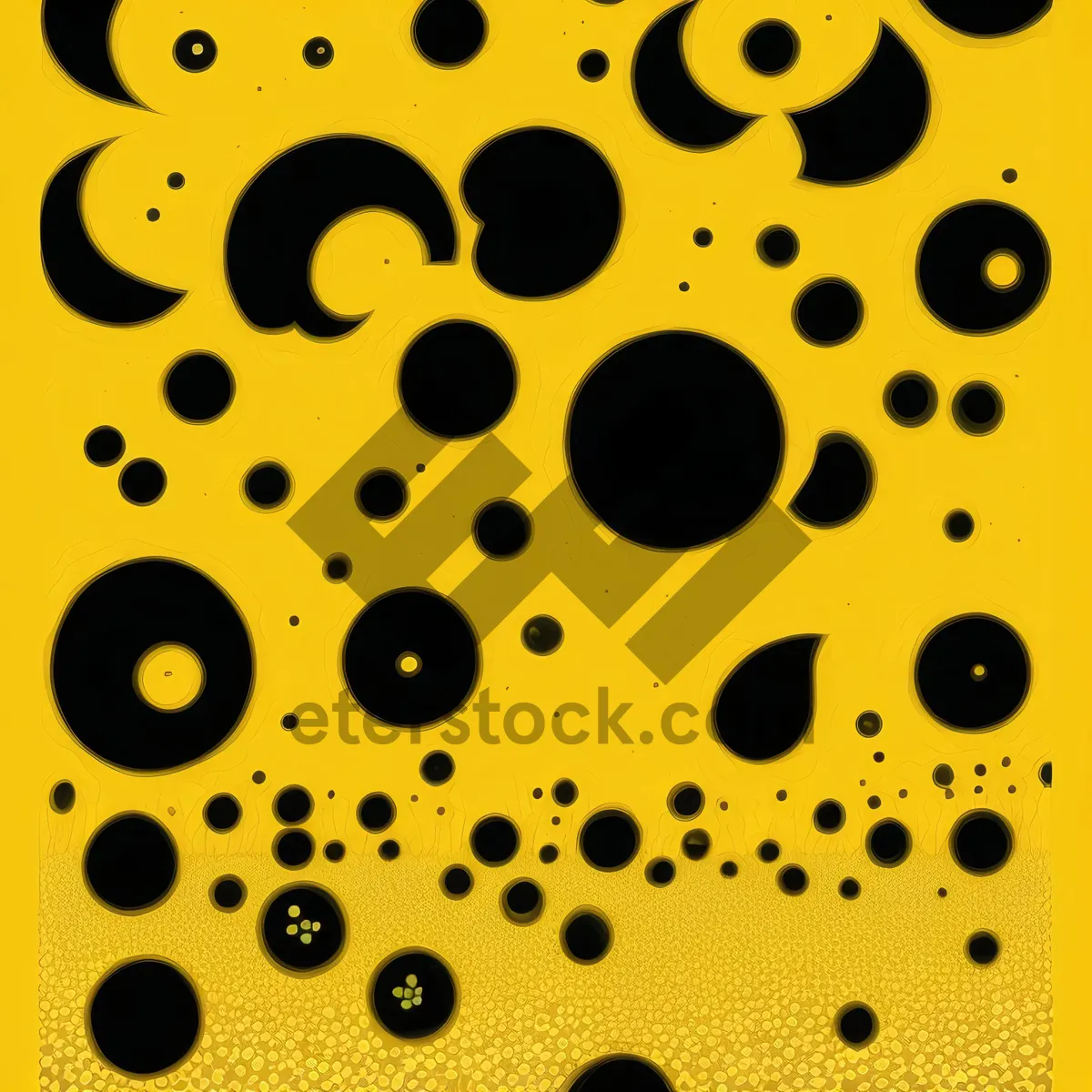 Picture of Polka Dot Transparent Bubble Pattern