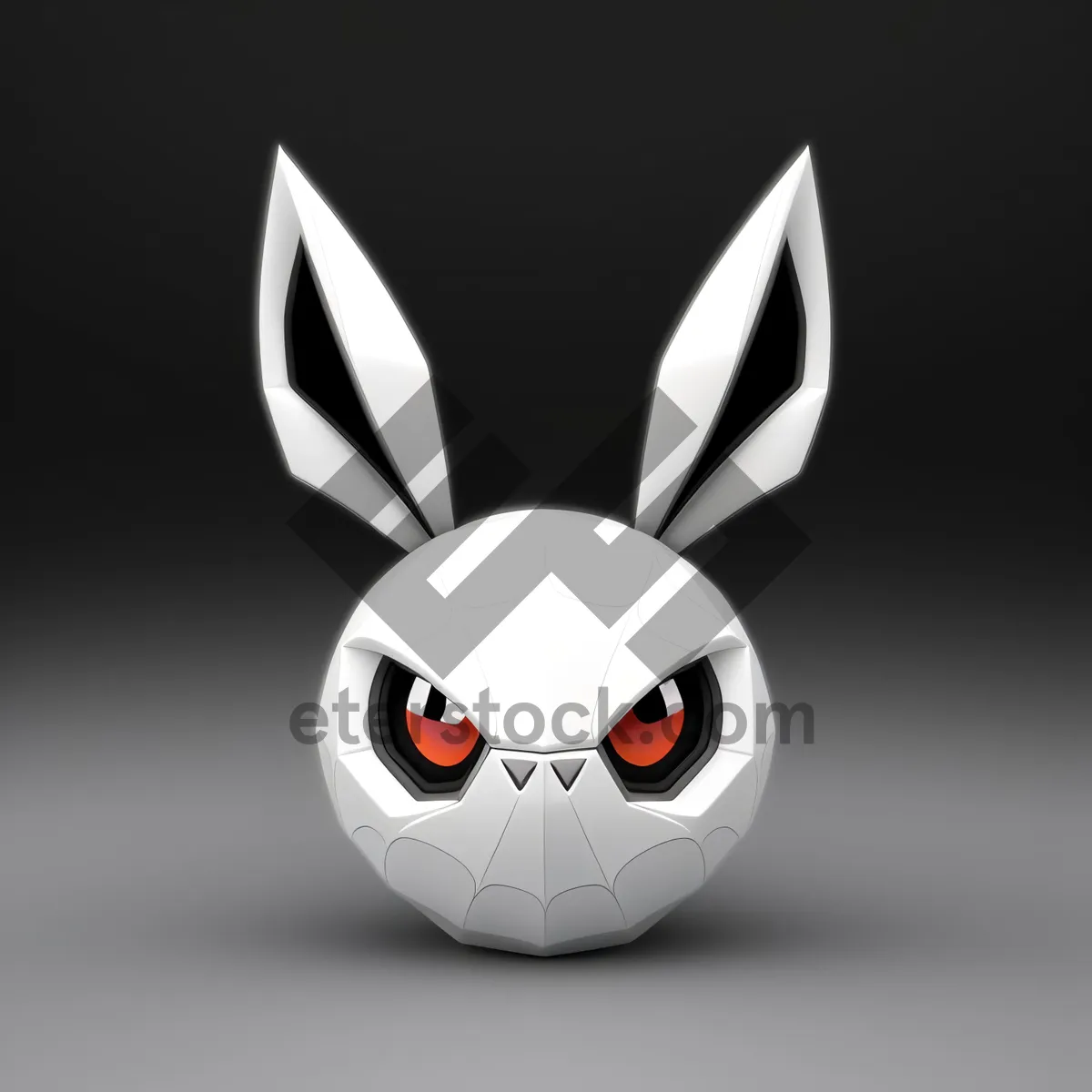 Picture of Eyebrow-Icon-Rabbit: Cute and Funny Cartoon Character