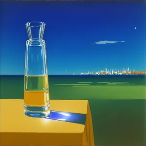 Cold Beverage in Glass Jar - Scientific Experiment