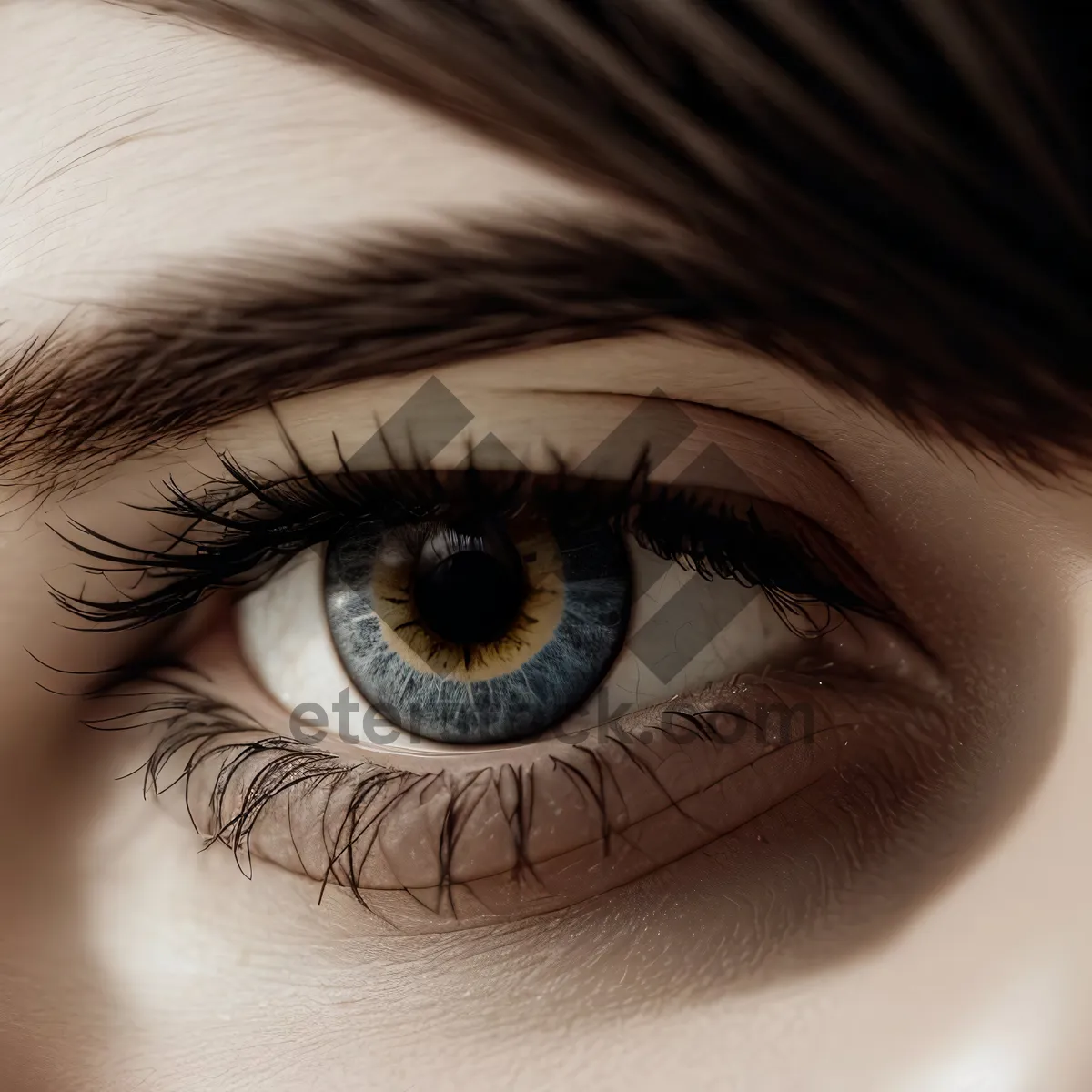 Picture of Focused Gaze: Enhancing Eyes with Mascara