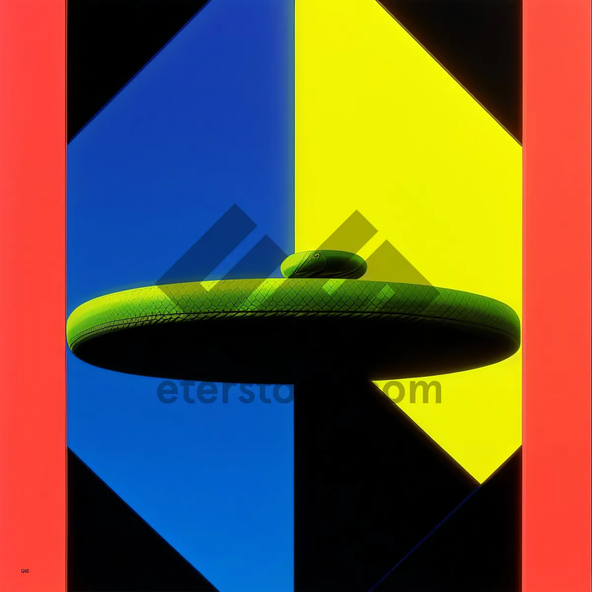 Picture of Symbolic Coil Structure Flag Sign