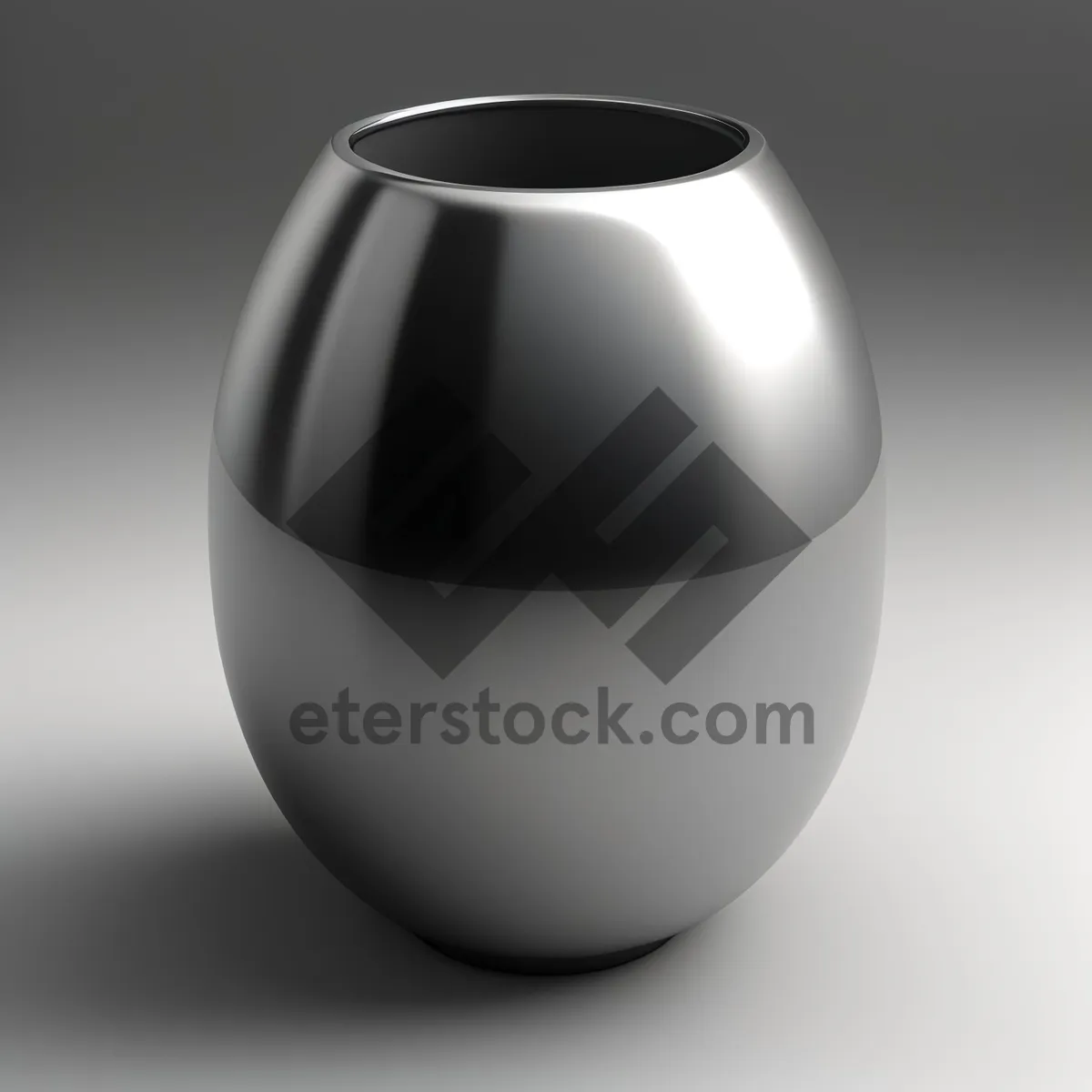 Picture of Shiny Glass Sphere Ball with Egg Symbol