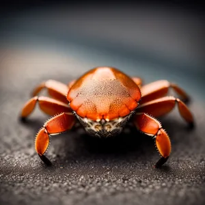 Close-up of Rock Crab Shell - Wildlife Close Encounter