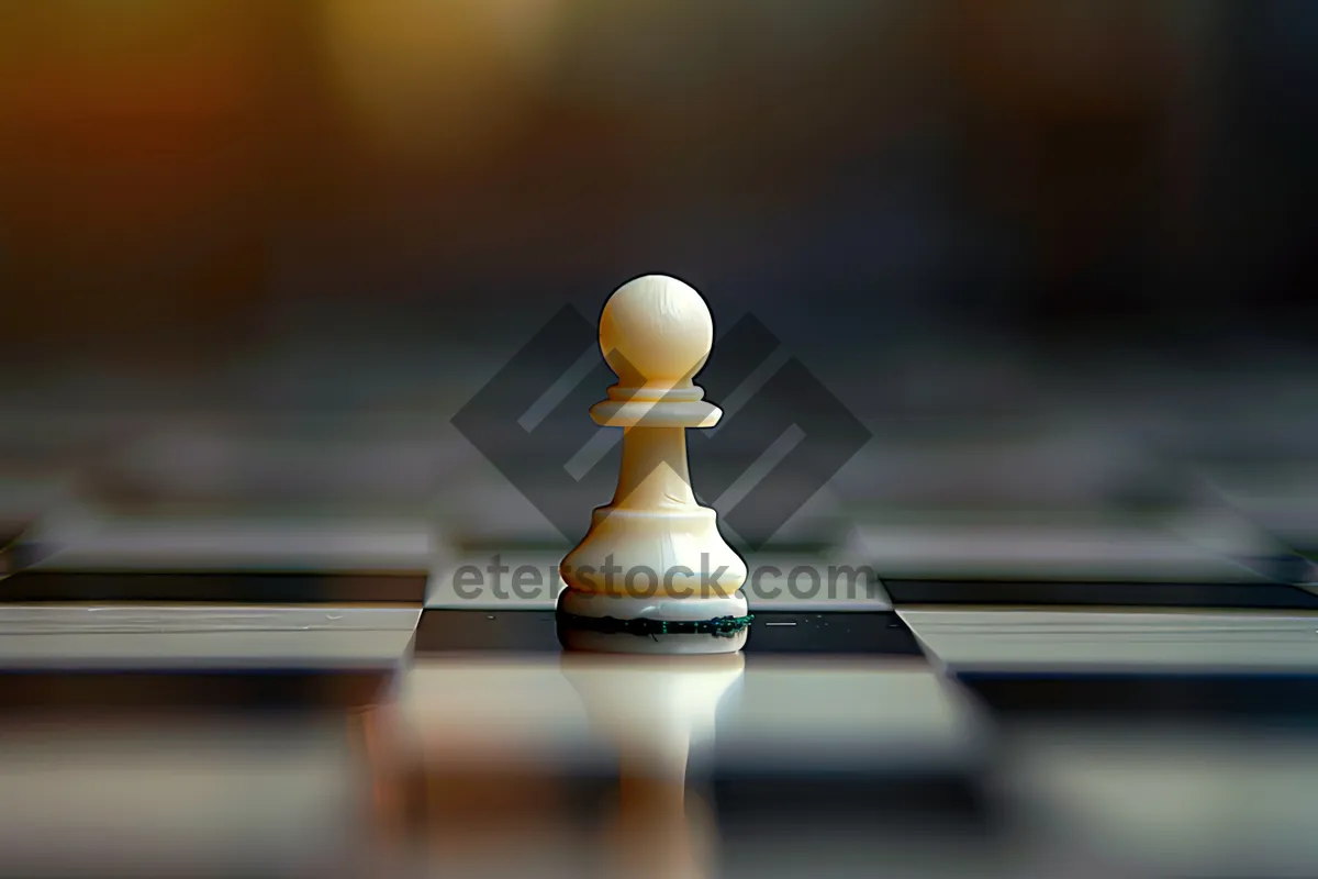 Picture of Black Man Playing Strategic Game of Chess