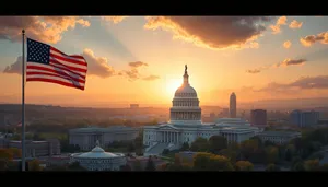 Golden cathedral dome in historic city landmark