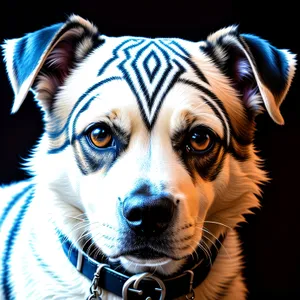 Black Border Collie Puppy: Adorable Canine Portrait