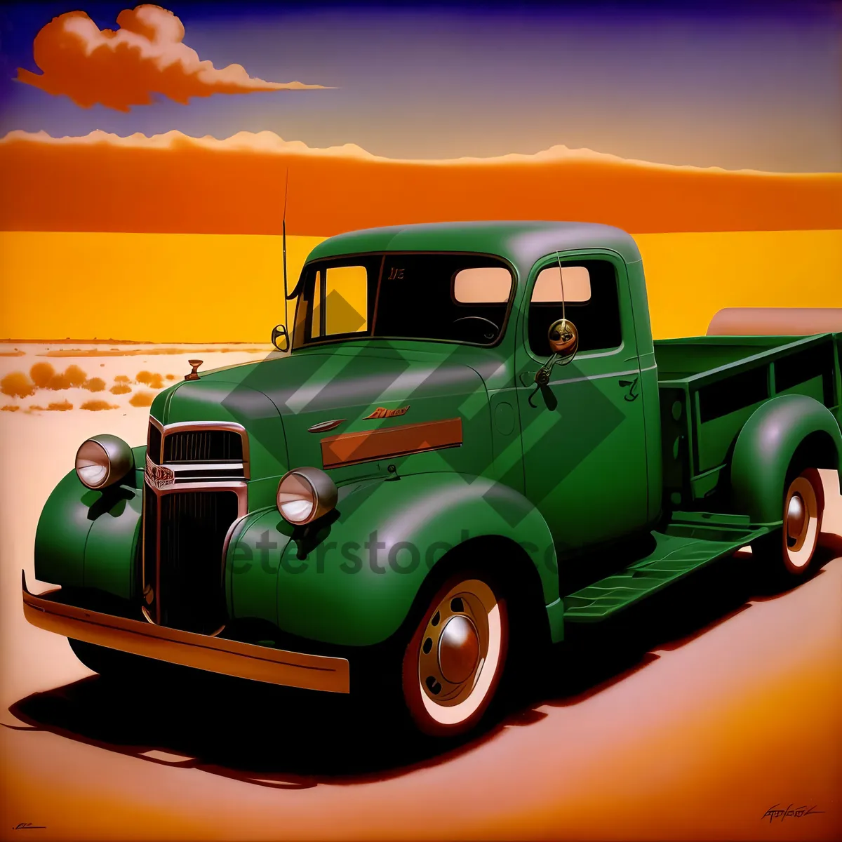 Picture of Vintage Luxury Pickup Truck