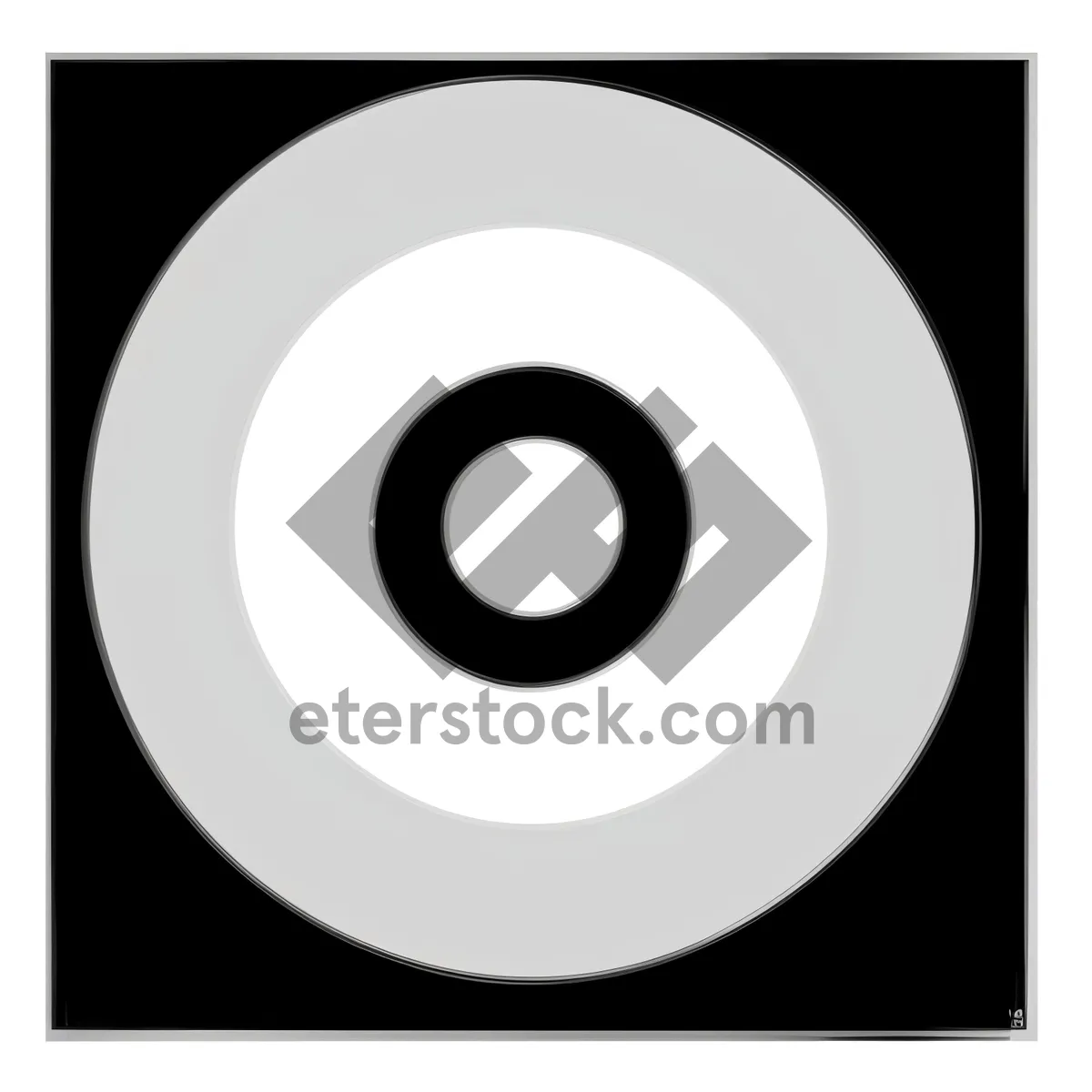 Picture of Web Button Set: Shiny Black 3D Circle Icons