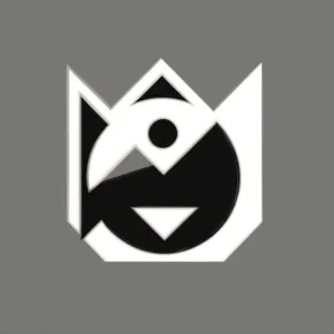 Gemstone Heraldry Symbol: Artful Iconic Design