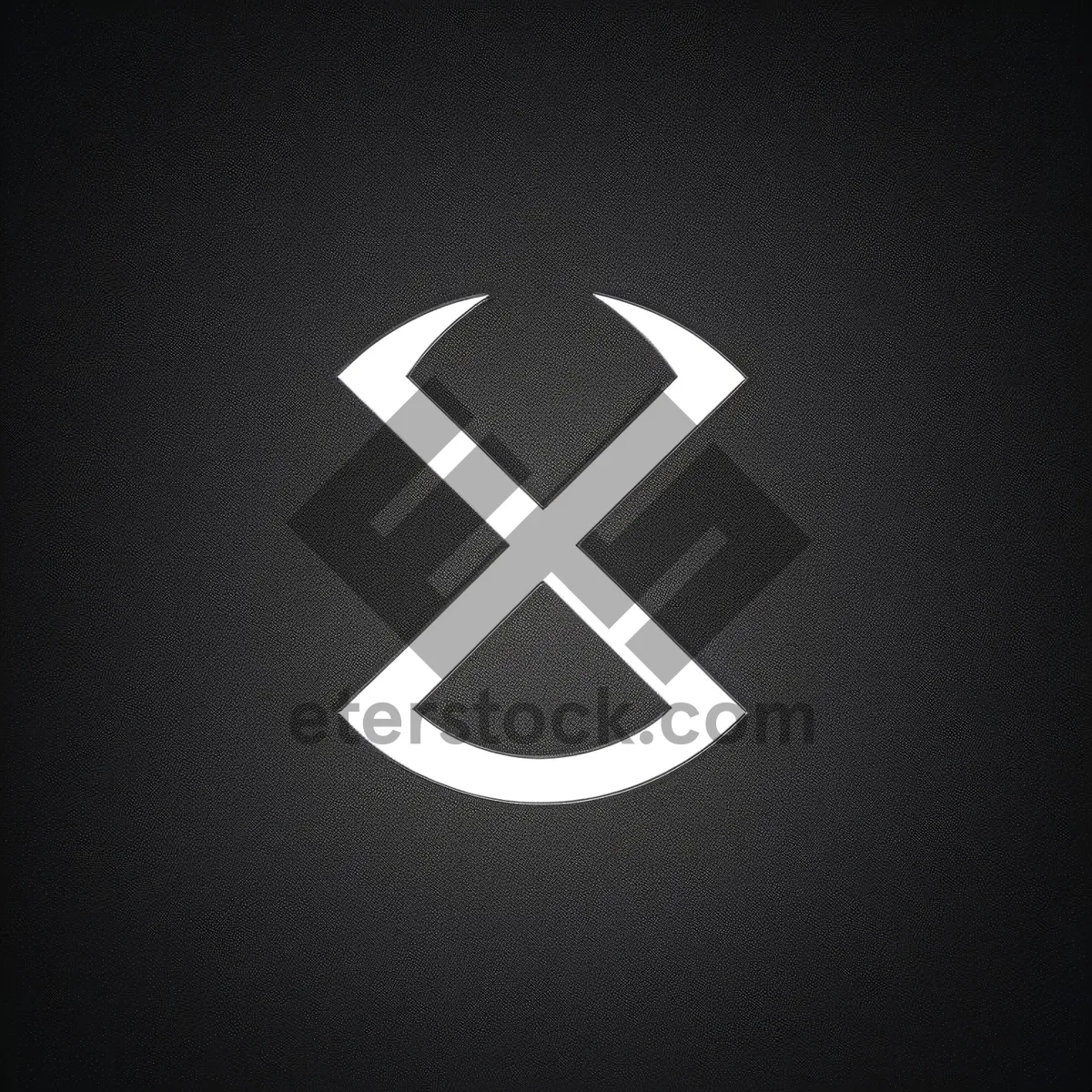 Picture of Black Gem Symbol Icon - Elegant Sign