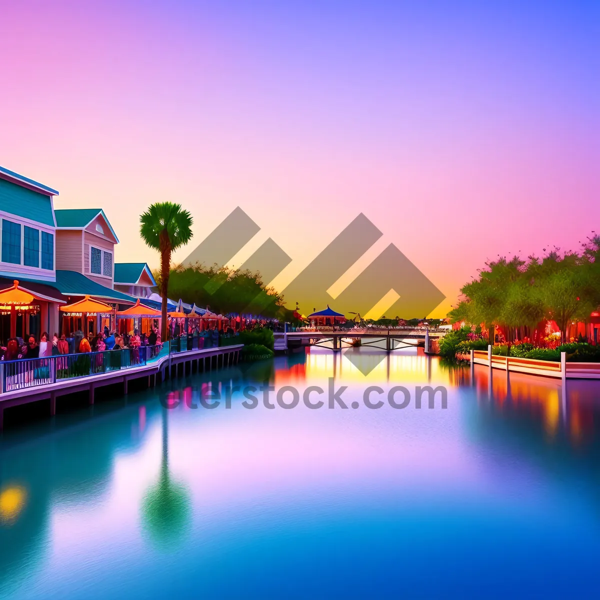 Picture of Serene Summer Retreat: Reflections of a Waterfront Resort