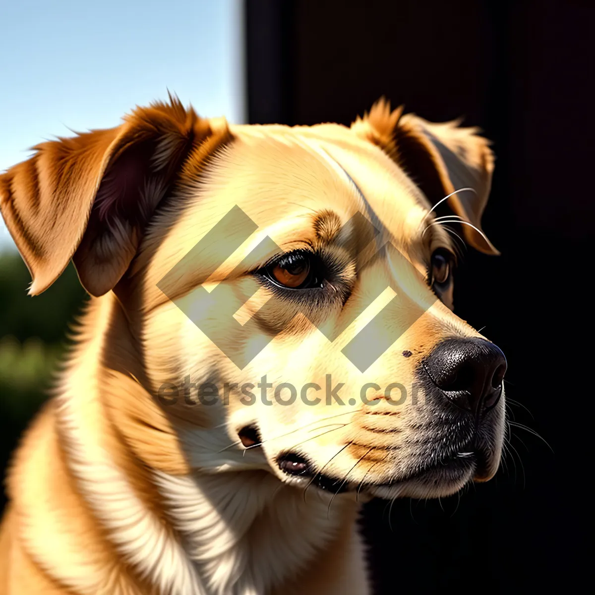 Picture of Golden Retriever Puppy - Cute and Adorable Canine Companion