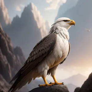 Majestic Hunter with Soaring Wings: The Falcon