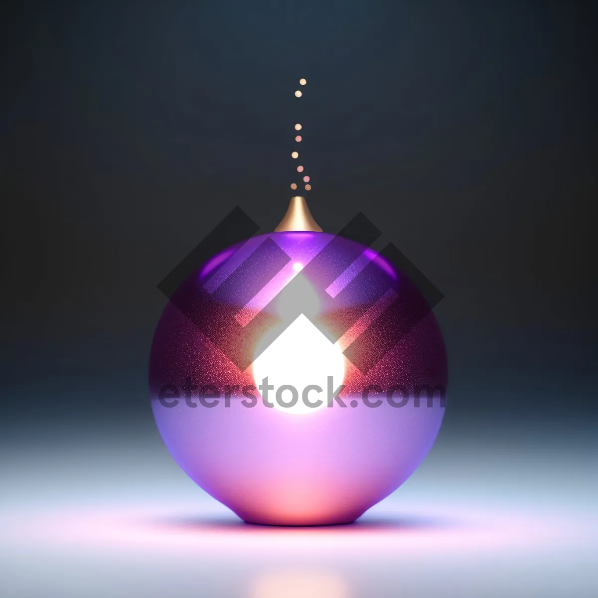 Picture of Shimmering Snowflake Ball Ornament for Festive Decor