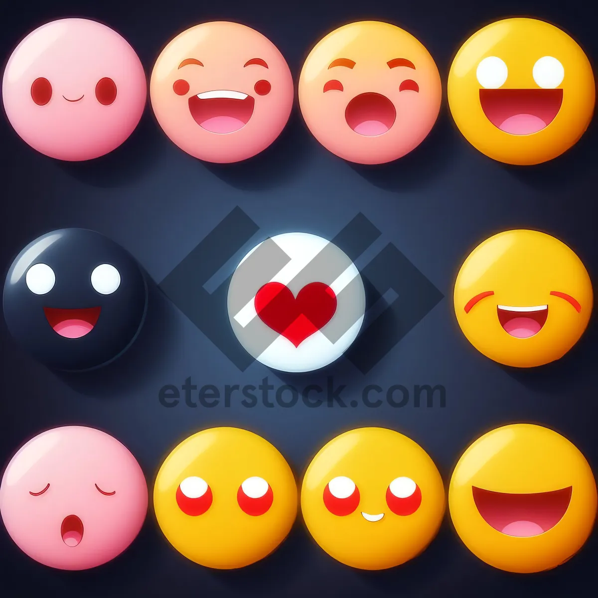 Picture of Colorful Round Ball Forum Icon Set