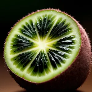 Freshly Sliced Kiwi: Juicy and Healthy Tropical Fruit