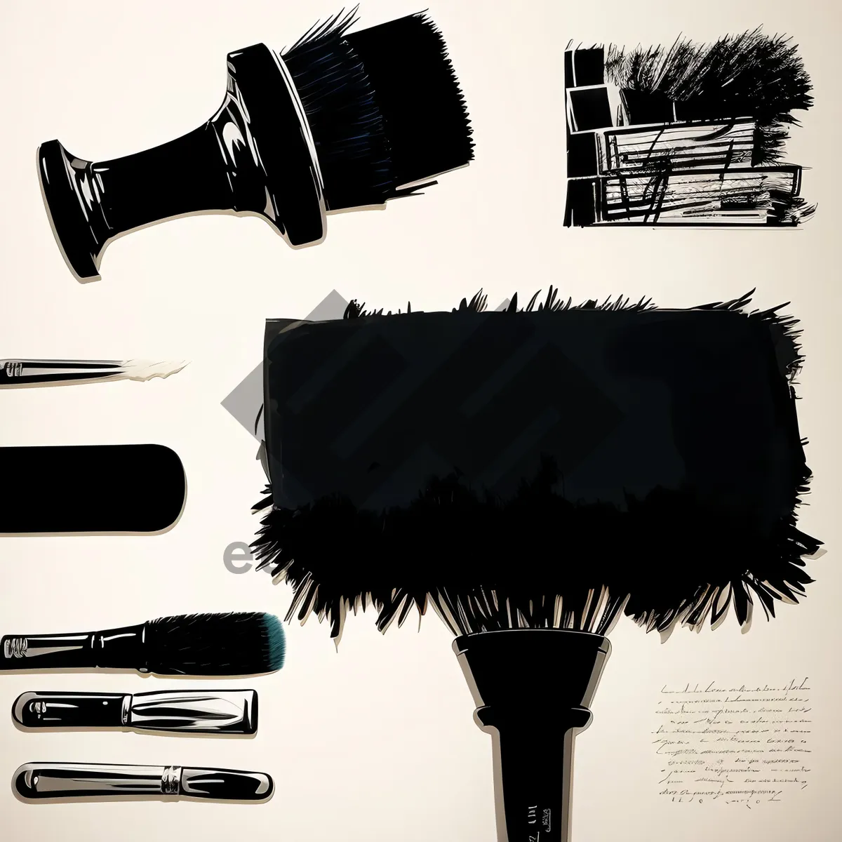 Picture of Stylish Haircare Device with Blower and Brush