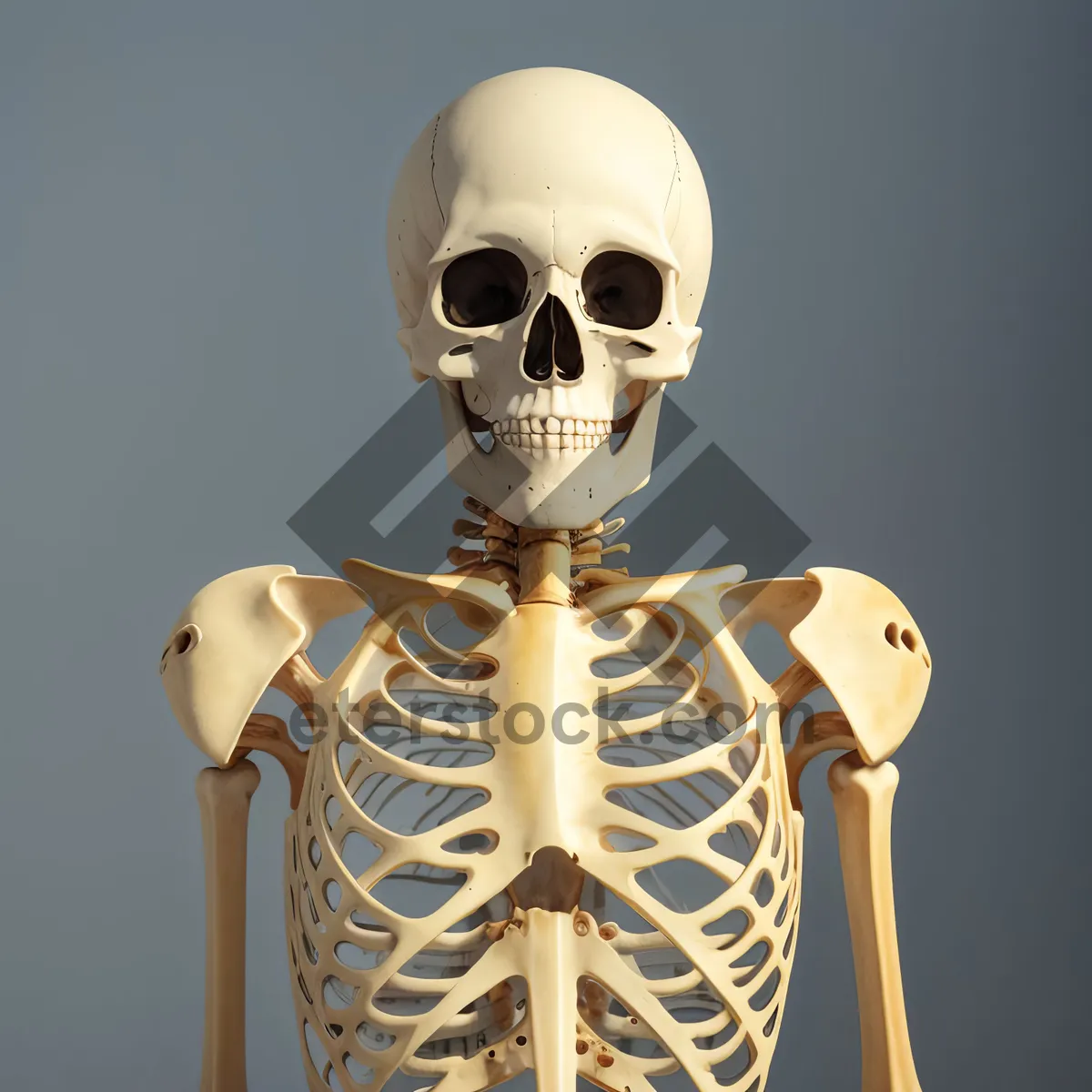 Picture of Spooky Skeleton Mask: Horrifying 3D Disguise