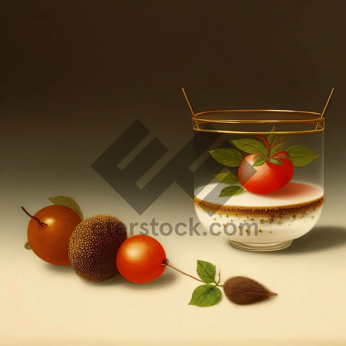 Picture of Fresh Cherry Fruit Plate - Delicious and Healthy Dessert