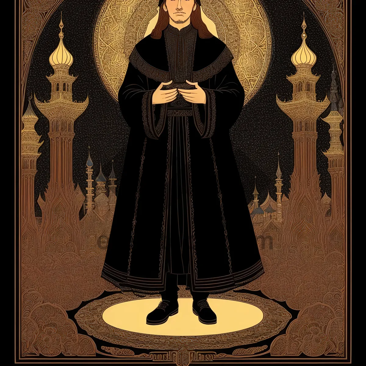 Picture of Religious Cloak Artwork: Sacred Vestment Gown