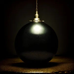 Shimmering Holiday Bauble: Merry and Bright Decorative Sphere