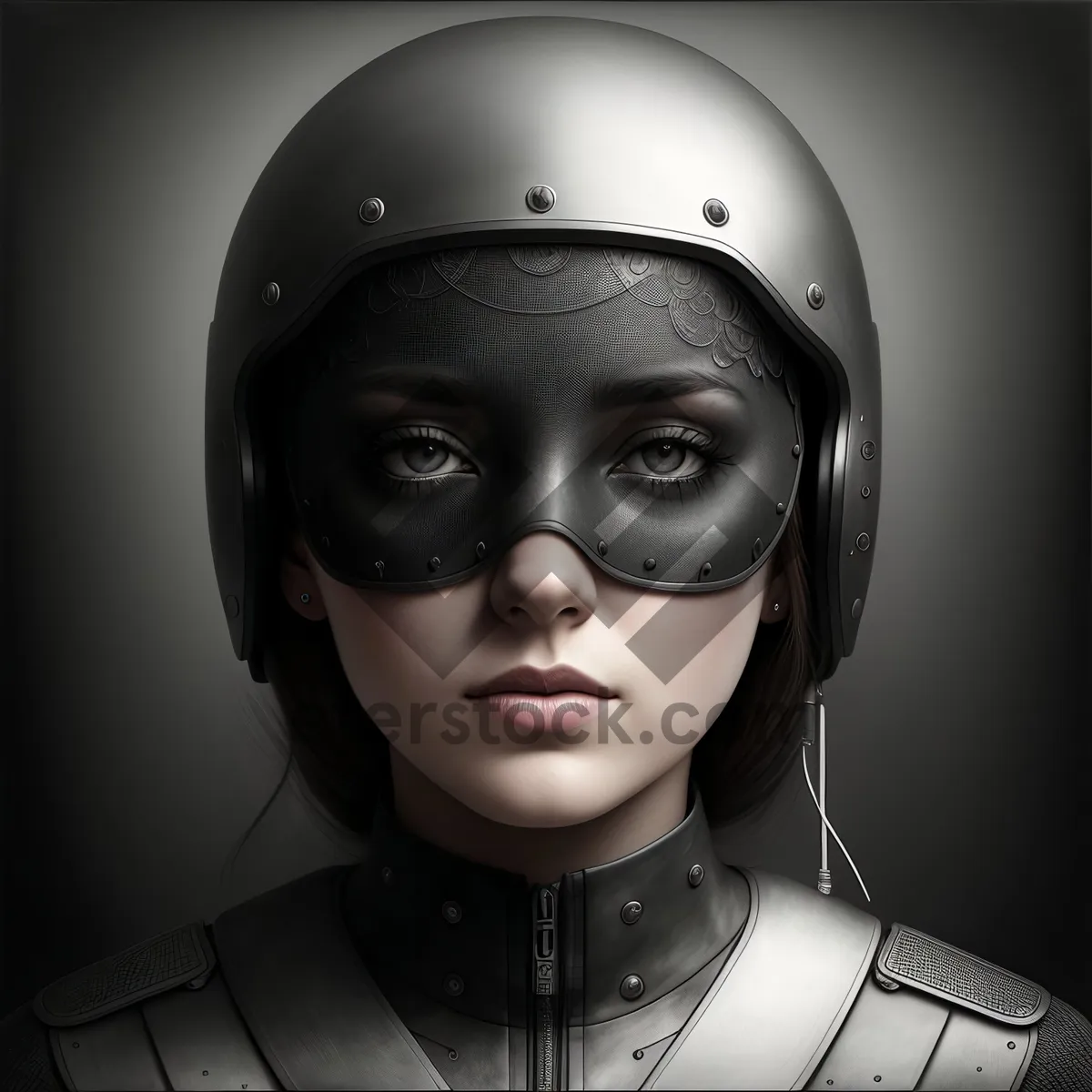 Picture of Aviator-Person-Face-Goggles-Helmet-Head-Portrait