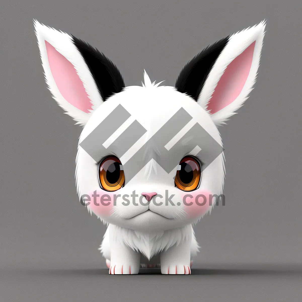 Picture of Cute Bunny Piggy Bank with Savings