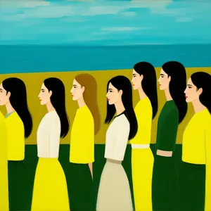 Silhouette of corporate businessmen in teamwork meeting