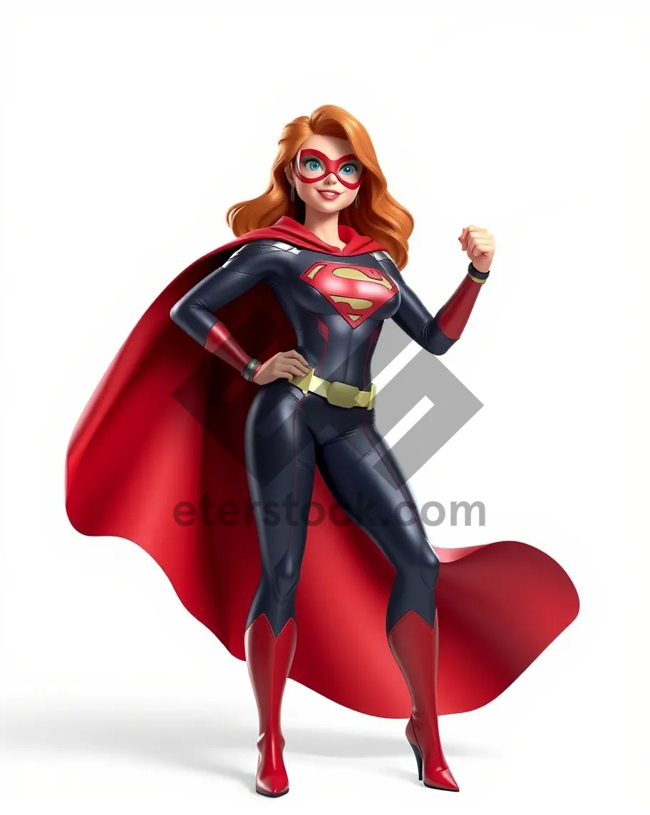 Picture of Mystical Sorcerer in Cartoon Style with Cape