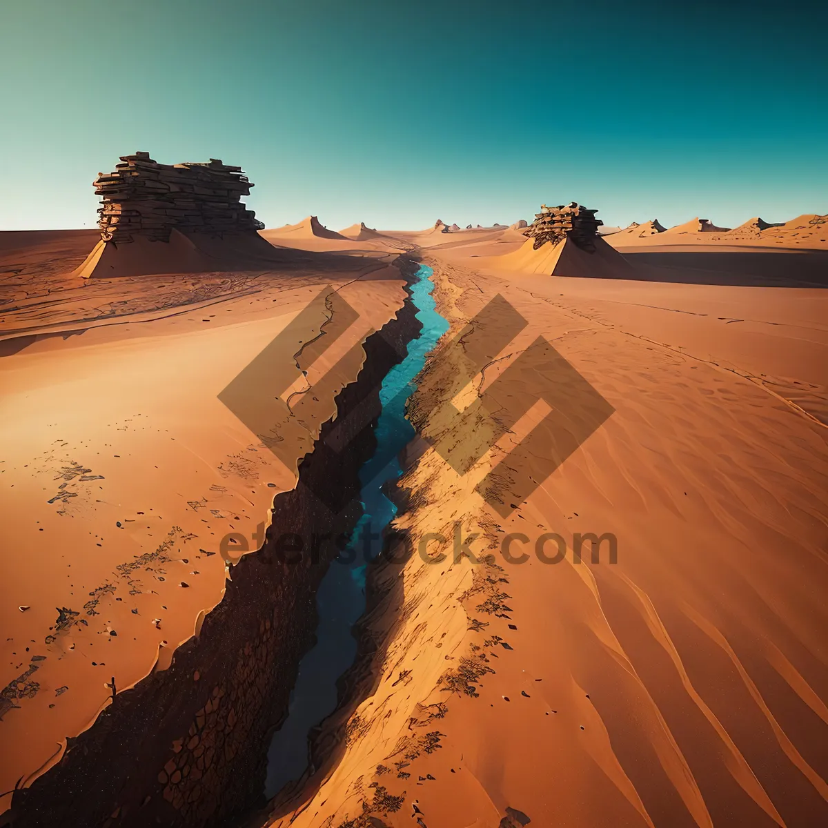 Picture of Sandy Oasis: Majestic Dunes and Endless Sky