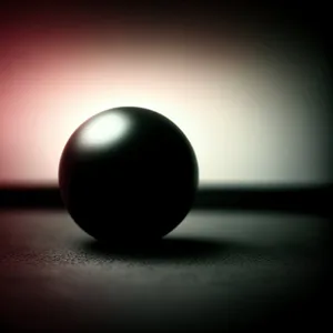 Black Sphere Pool Table Game Graphic