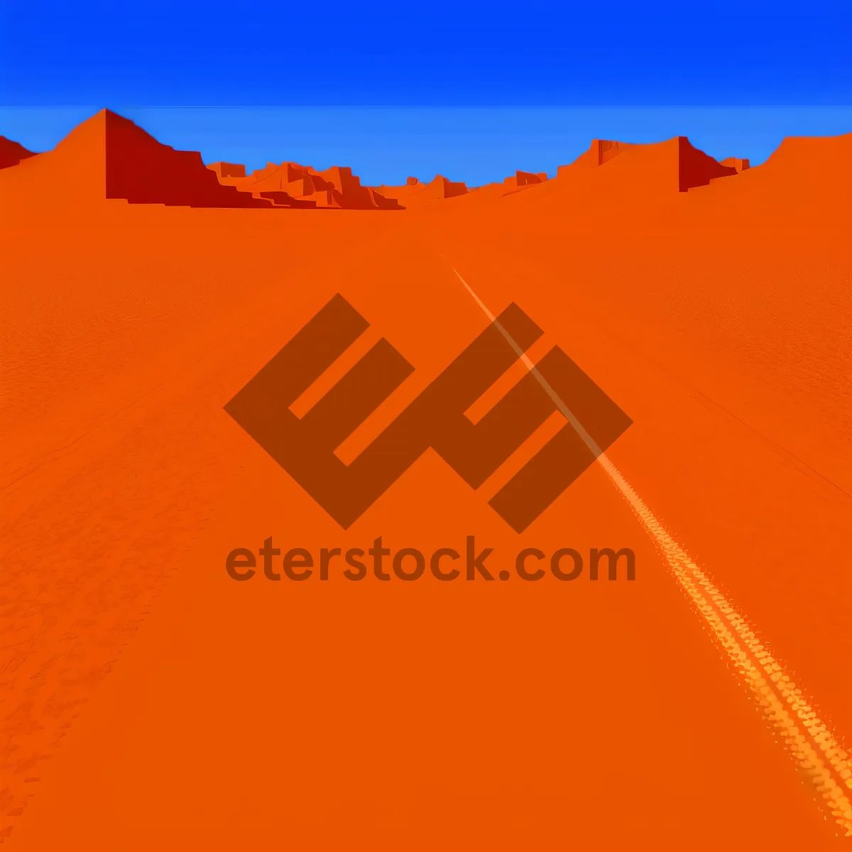 Picture of Vibrant Sunset over Golden Sand Dunes