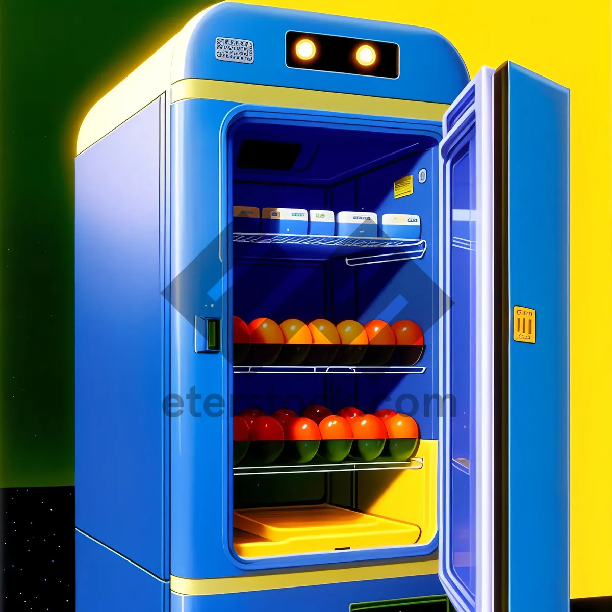 Picture of Cafeteria Vending Machine: Convenient Food and Beverage Dispenser