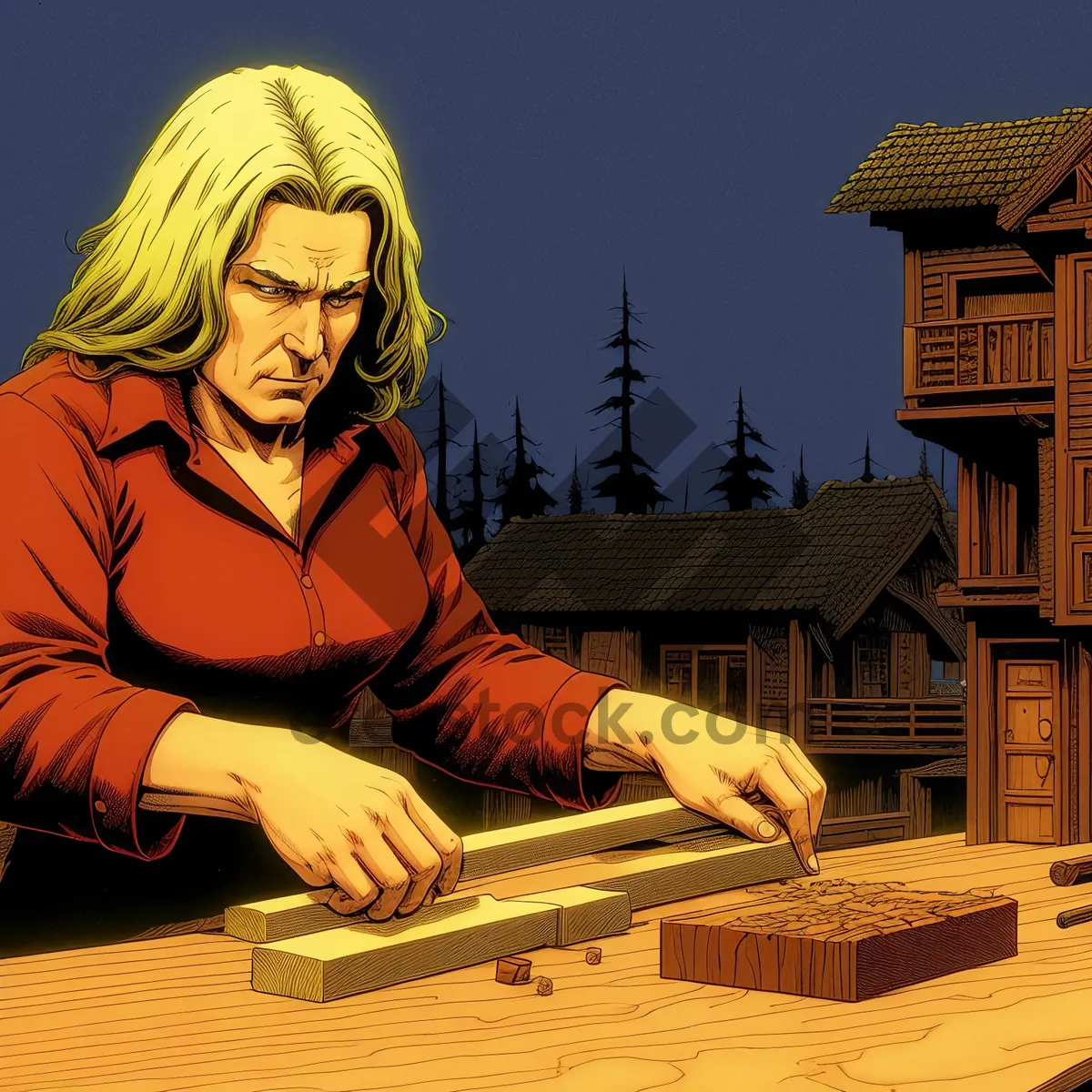 Picture of Professional student working at desk with laptop.