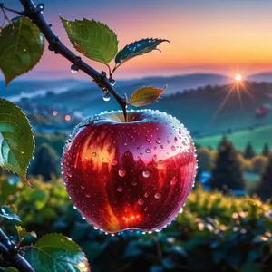 Fresh Juicy Red Delicious Apple from Organic Grove