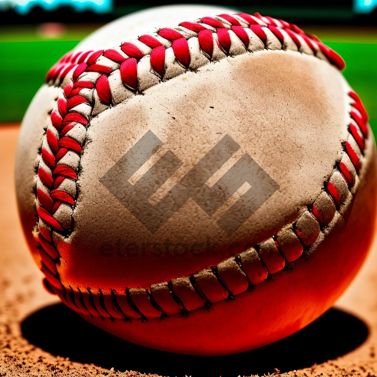 Picture of Baseball Game Equipment - Leather Glove and Sweet Snack