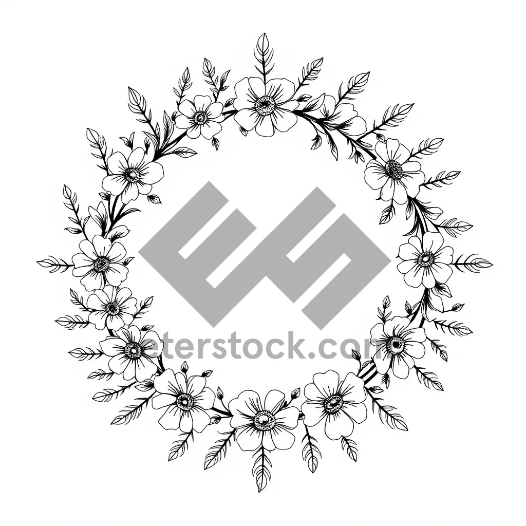 Picture of Vintage Snowflake Ornament Decoration Set