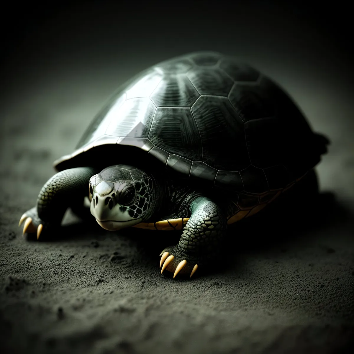 Picture of Terrapin Turtle: Slow-moving reptile with protective shell
