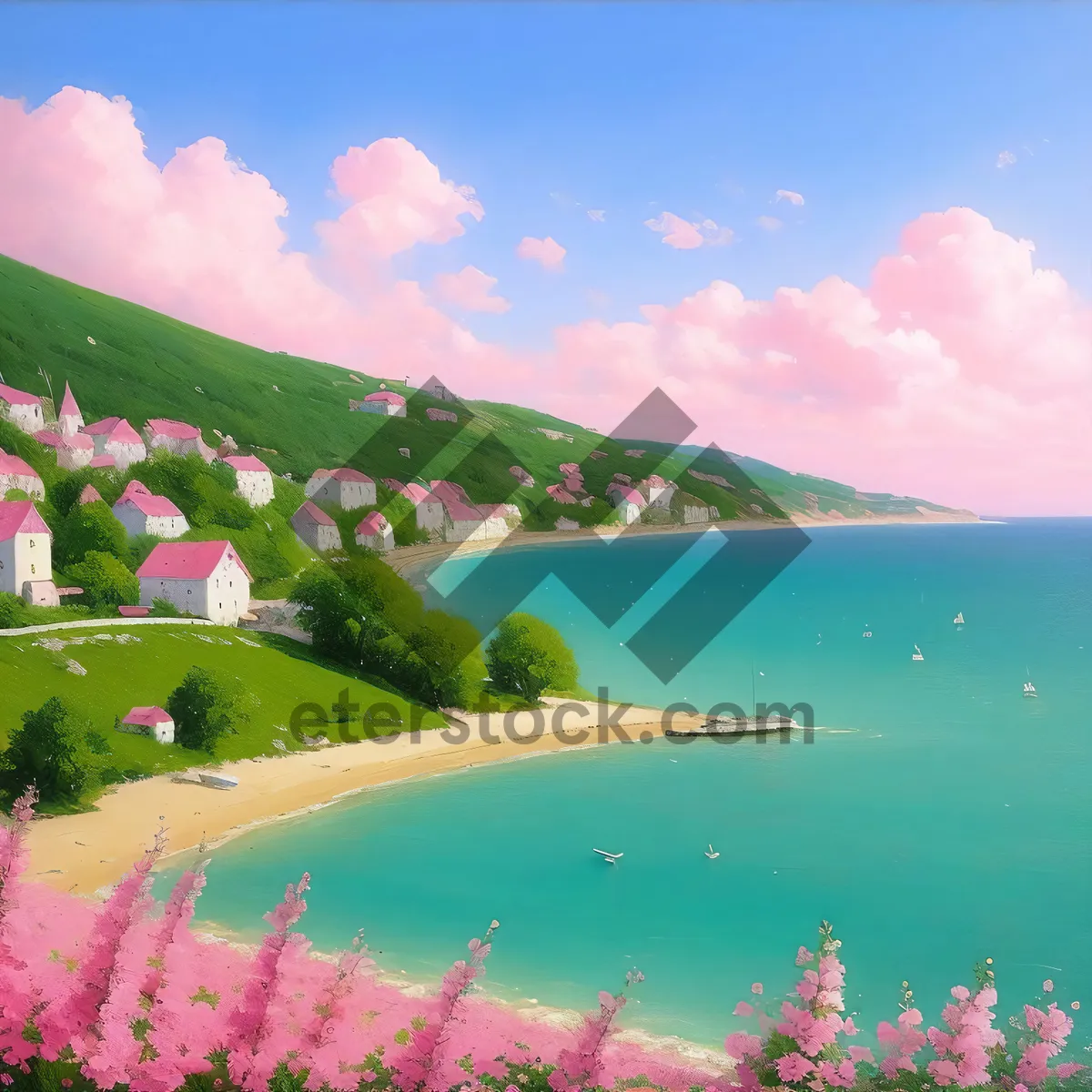 Picture of Serenity by the Seaside