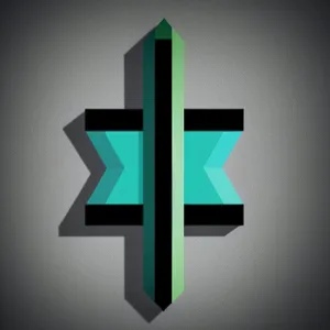 Symbolic 3D business sign