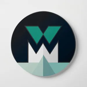 Shiny round web button icon design