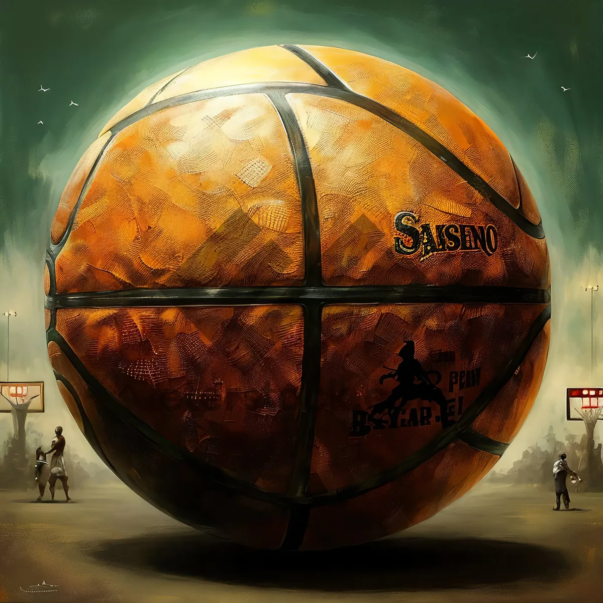 Picture of Global Basketball Sphere - 3D Sports Equipment