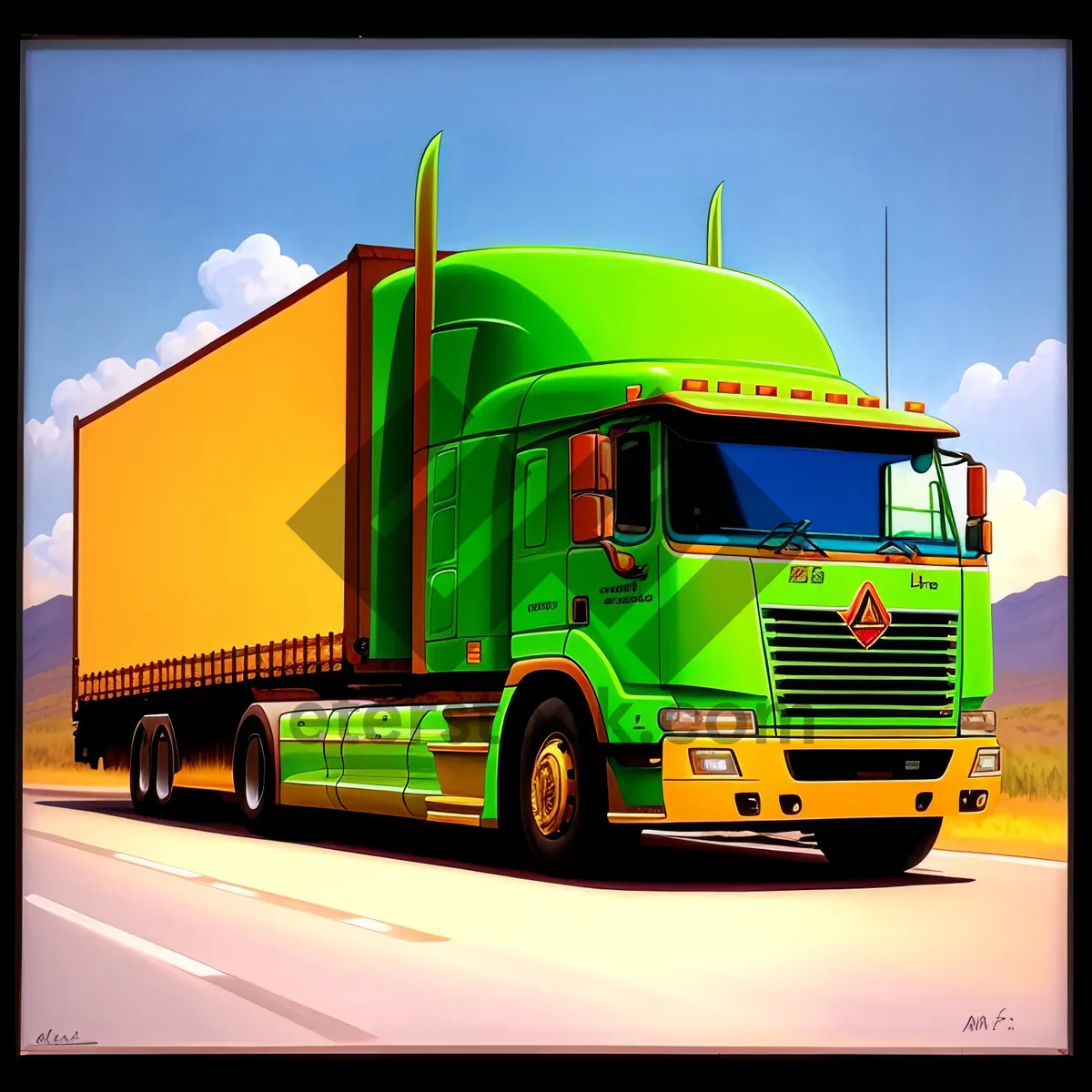 Picture of Freight Hauler: Efficient Road Transportation for Cargo